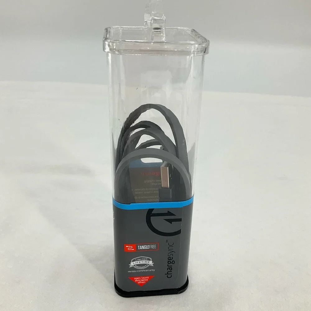 Ventev USB-A to micro USB 3.3FT | 1M chargesync, Gray